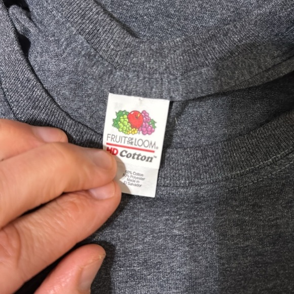 FOTL Fruit of The Loom GATLINBURG TN Gray Graphic Short Sleeve T-Shirt MED - Picture 5 of 5